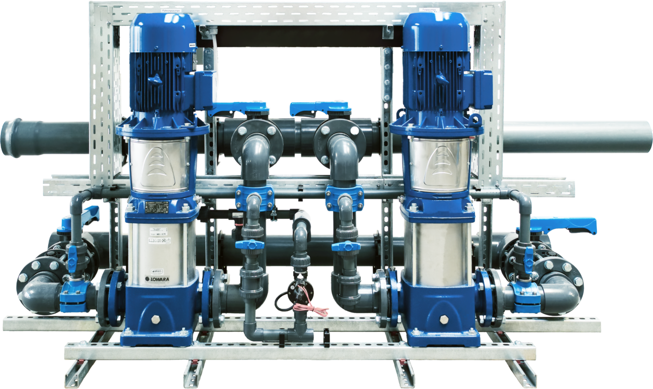 Kaskaden Pumpstation Kreiselpumpen von GaTech